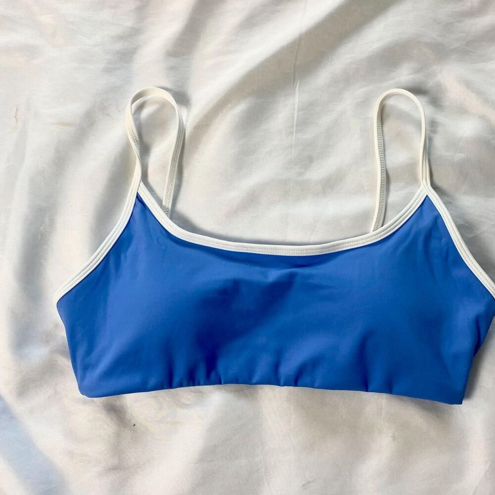 NWOT Amazon Baby Blue Seamless Sexy Matching Workout Set S - Picture 7 of 8